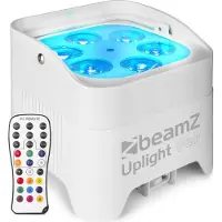 Beamz Bodenstrahler BBP96SW Uplight Par Weiss