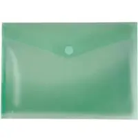 FolderSys PP-Umschlag A4quer grün transparent