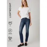Levi's Damen Jeanshose 314 Shaping mit Stretch-Anteil, Straight Fit, Blau (Zealo