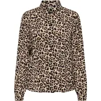 JDY Bluse in Beige/ Schwarz - 38