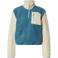 The North Face - Fleece mit halbem Reißverschluss - W Yumiori 1/4 Zip Space Gravel Blue Eclipse für Damen - Größe L - Blau