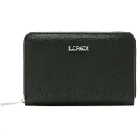 L.credi Geldbörse Perla Zip Around Wallet Black schwarz