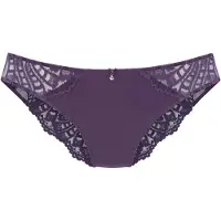 LASCANA Tanga "Flora" hinten aus leicht transparenter Spitze