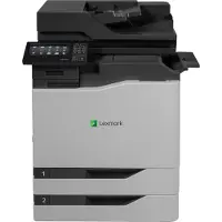 Lexmark CX820dtfe, Laser, Farbdruck, 1200 x 1200 DPI, A4, Direktdruck, Schwarz, Weiß