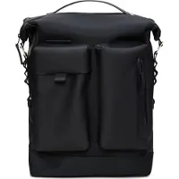 Rains Wasserdichter Rucksack für Damen Schwarz