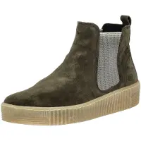 Gabor 3.731.39_7, Chelsea Boots, Boots in Grün für Damen, Größe 38
