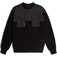 G-Star Longpullover "Woven Mix Knit Pullover"