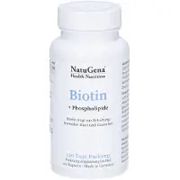 NatuGena GmbH Biotin HOCHDOSIERT+Lecithin vegan Kapseln 120 St