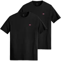 Levi's Herren T-Shirt 2er Pack - "Original Housemark Tee", Rundhals, Baumwolle