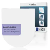 Schutte WC-Sitz Duravit STARCK 3, Duravit ME BY STARCK, weiß