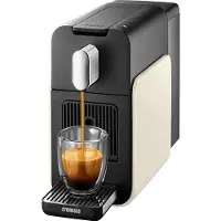 Cremesso Brava, Pad-Kaffeemaschine, 1,3 l, Kaffeekapsel, 1450 W, Schwarz, Cremefarben, Silber