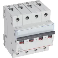 Legrand 403418 TX3 Leitungsschutzschalter B-Charakteristik, 20A, 4-polig, 6kA, 400VAC, 4TE
