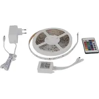 Enovalite Set LED-Streifen, RGB, inklusive Fernbedienung und Netzteil
