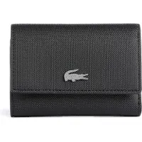 Lacoste Geldbörse Compact Wallet Noir Krema schwarz