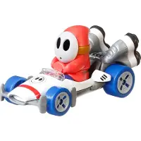 Hot Wheels Mario Kart MarioKart Shy Guy B-Dasher Vehicle, Auto, 3 Jahr(e), Schwarz, Blau, Rot, Silber, Weiß
