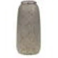 Amadeus Vase capu 31 cm - Grau Rund Harz 15x15 cm