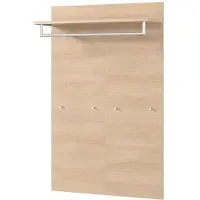 Uno Garderobenpaneel Volta , holzfarben , Holzwerkstoff , Maße (cm): B: 96 H: 147 T: 29.0