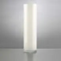 LOU DE CASTELLANE Zylindrische Vase 52 cm weiß - Rund Glas 0.01x15 cm
