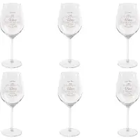 Excelsa set von 6 gläser Fine Quality glas 50 cl transparent