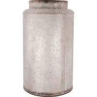Dijk Natural Collections Dijk Metallvase hellgrau Ø 19,7 x 33,3 cm GLO660652791
