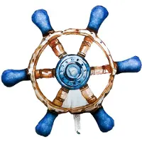 Gaby Ship Helm Kissen