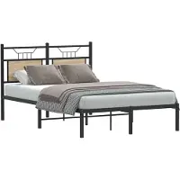 vidaXL Bettgestell ohne Matratze Sonoma-Eiche 120x200 cm Holzwerkstoff