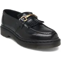 Dr. Martens Halbschuhe Adrian Snaffle Herren Black Polished Smooth-Schuhgröße 44