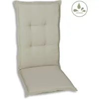 GO-DE Mittellehner-Auflage 108 cm x 50 cm x 7 cm, beige