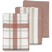 kela Geschirrtuch Pasado Orange (3er-Set) - 65 x 45 cm