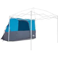 vidaXL Innenzelt mit Dach mit Speicher Blau 280 x 220 x 176 cm Taft