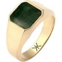 KUZZOI Ring 925 Sterling Silber in Gold | Gr.: 66