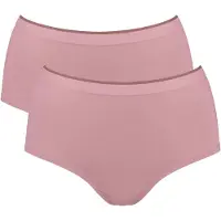 Sloggi High-Waist-Slip "GO Sense" 2er Pack, Santoni Rundstrick
