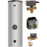 Buderus WP-Speicherpaket SP4-1 BPU 300-C, 3-Wegeventil und Zubehör