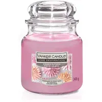 Yankee candle Home Inspiration Mittelgroße Kerze im Glas - rosa