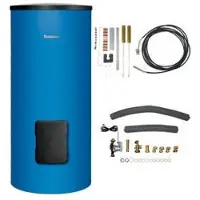 Buderus Logaplus M SU300 blau mit BCC27 HE und Warmwasserfühler