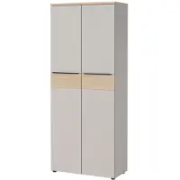 Germania Aktenschrank 4441-654 GW-Oviedo, in Kaschmir/Lindberg-Eiche-Nb., mit Türdämpfung, 80 x 197 x 40 cm (BxHxT)