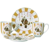 Hutschenreuther Christmas Love beige Set 4tlg