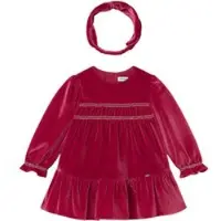 Mayoral Elegantes Kleid 2904 Dunkelrot Regular Fit