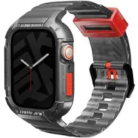 Super Merchant Band+Case Saido 2in1 Apple Watch 45/44mm smoke