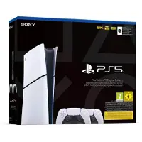 Sony Playstation 5 Slim, PlayStation 5, Schwarz, Weiß, 16384 MB, GDDR6, 448 GB/s, AMD