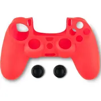Spartan Gear Controller Silicon Skin Cover and Thumb Grips (Compatible With Playstation 4) (Colour