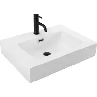 REA Aufsatzwaschbecken Alison 60 Rectangle White