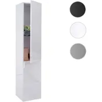 Mendler Hängeschrank HWC-B19, Midischrank Hochschrank Badezimmer Badmöbel, hochglanz 150x30cm weiß