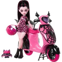Mattel Monster High Draculaura Puppe Und Ihr Roller