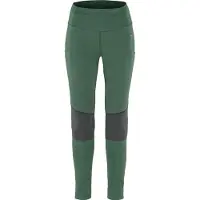 Fjällräven Leggings Abisko Värm Trekking Tights Damen Deep Patina Iron Grey-S