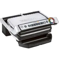 Tefal Kontaktgrill "OptiGrill, 6 automatische Programme, ein manuelles Programm", 2000 W, spülmaschinengeeignete Platten und SaftauffangbehälterGC705D