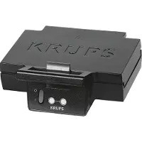 Krups Sandwichmaker "FDK451", 850 W, antihaftbeschichtete Platten, Aufheiz- und Temperaturkontrollleuchte