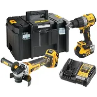 DeWalt 18V Combo Kit Dck2026P2T (Dcd805+Dcg405) 2X5.0Ah