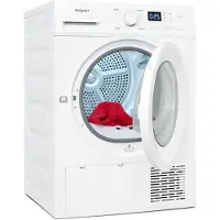 Exquisit Wärmepumpentrockner, 10 kg, 16 Programme, Knitterschutz, LED, Trockner, Frontlader, TWP1001-030D weiss