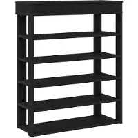 vidaXL Schuhregal Schwarz 80x30x98 cm Holzwerkstoff